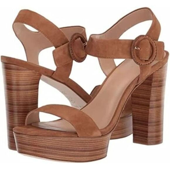 VIA SPIGA womens V-ira City Sandal, Toffee, 7 US